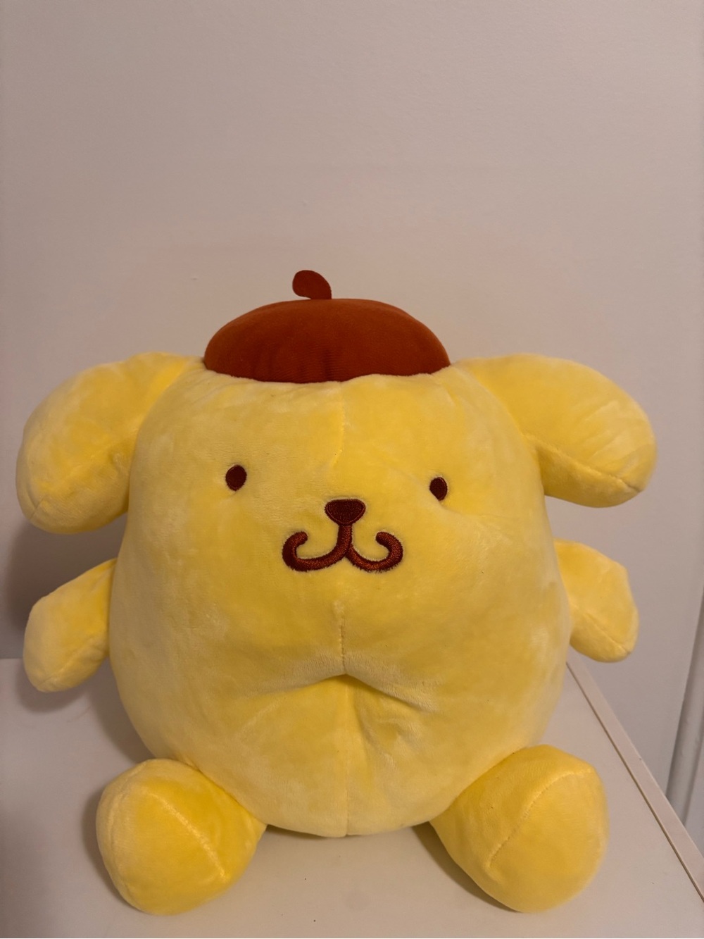 Sanrio Pompompurin Plush Yellow with Brown Hat